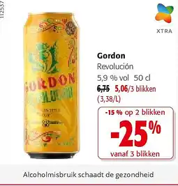 Colruyt Gordon Revolución 5,9 % vol 50 cl aanbieding