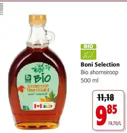 Colruyt Boni Selection Bio ahornsiroop 500 ml aanbieding