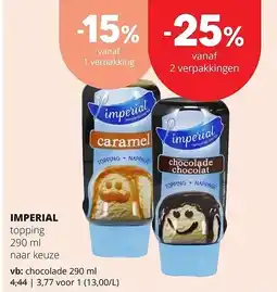Spar IMPERIAL chocolade 290 ml aanbieding