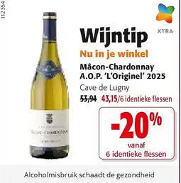 Colruyt Mâcon-Chardonnay A.O.P. ‘L’Originel’ 2025 aanbieding
