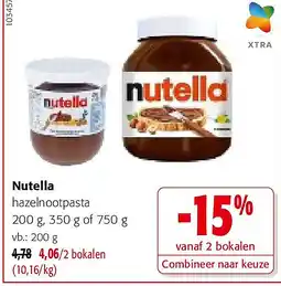 Colruyt Nutella 200 g aanbieding