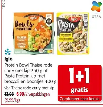Iglo Thaise rode curry met kip