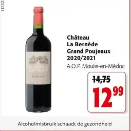 Colruyt Château La Bernède Grand Poujeaux 2020/2021 aanbieding
