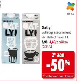 Colruyt Oatly! Halfvol haver 1 L aanbieding