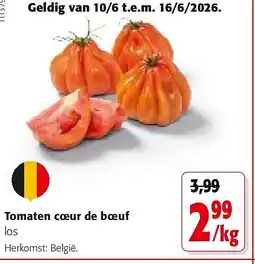 Colruyt Tomaten cœur de bœuf aanbieding