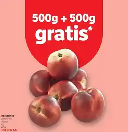 Spar nectarines aanbieding
