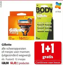 Colruyt Gillette Fusion5 12 mesjes aanbieding