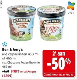 Colruyt Ben & Jerry’s Chocolate Fudge Brownie 465 ml aanbieding