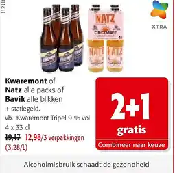 Colruyt Kwaremont Tripel 9 % vol 4 x 33 cl aanbieding