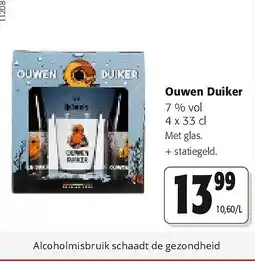 Colruyt Ouwen Duiker 7 % vol 4 x 33 cl aanbieding