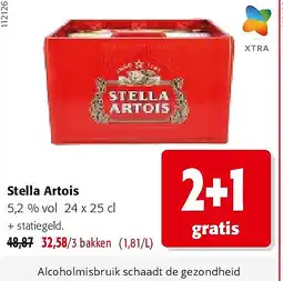 Colruyt Stella Artois 5,2 % vol 24 x 25 cl aanbieding