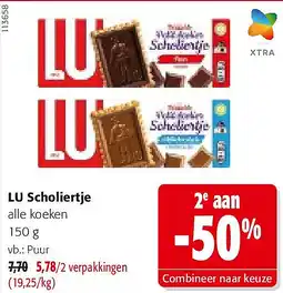 Colruyt LU Scholiertje Puur aanbieding