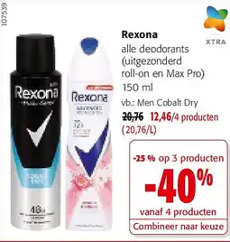 Colruyt Rexona Men Cobalt Dry aanbieding
