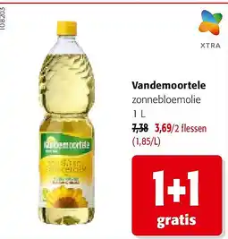 Colruyt Vandemoortele zonnebloemolie 1 L aanbieding