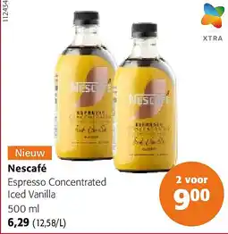 Colruyt Nescafé Espresso Concentrated Iced Vanilla 500 ml aanbieding