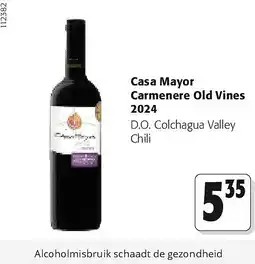 Colruyt Casa Mayor Carmenere Old Vines 2024 aanbieding