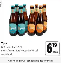Colruyt Ypra 6 % vol 4 x 33 cl aanbieding