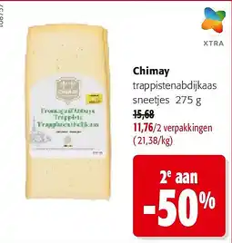 Colruyt Chimay trappistenabdijkaas sneetjes 275 g aanbieding