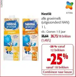 Colruyt Nestlé Granen 1-3 jaar aanbieding