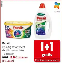 Colruyt Persil Discs 4-in-1 Color 15 dosissen aanbieding