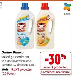 Colruyt Omino Bianco Vloeibaar wasmiddel Sensitive 37 dosissen 1,48 L aanbieding