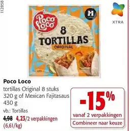 Colruyt Poco Loco Tortillas aanbieding