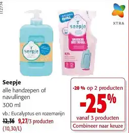 Colruyt Seepje Eucalyptus en rozemarijn aanbieding