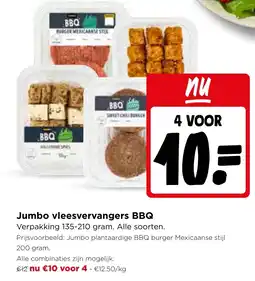 Jumbo Jumbo vleesvervangers BBQ aanbieding