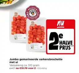 Jumbo Jumbo gemarineerde varkensbrochette met ui aanbieding