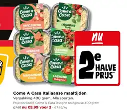 Jumbo Come a casa italiaanse maaltijden aanbieding