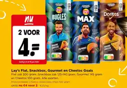 Jumbo Lay's flat, snackbox, gourmet en cheetos goals aanbieding