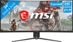 Coolblue MSI MPG 346CQRF X24 aanbieding