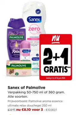 Jumbo Sanex of PALMOLIVE aanbieding