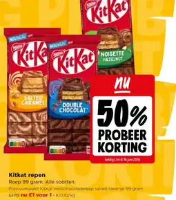 Jumbo Kitkay repen aanbieding