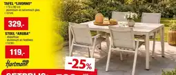 Hubo Tafel "livorno" aanbieding