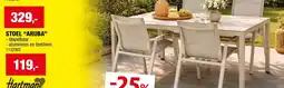 Hubo Stoel "aruba" aanbieding