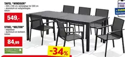Hubo Tafel "windsor" aanbieding