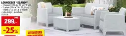 Hubo Loungeset "scandi" aanbieding