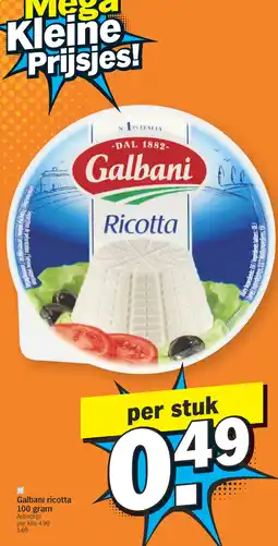 Albert Heijn Galbani ricotta aanbieding