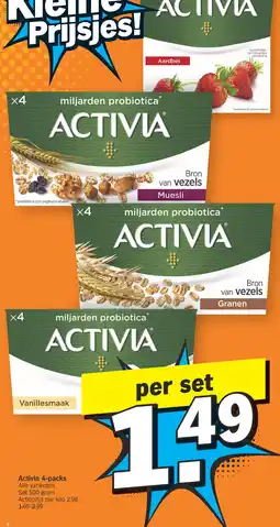 Albert Heijn Activia 4-packs aanbieding