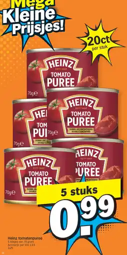 Albert Heijn Heinz tomatenpuree aanbieding