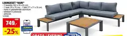 Hubo Loungeset "bari" aanbieding