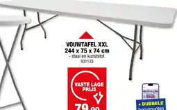 Hubo Vouwtafel XXL aanbieding