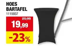 Hubo Hoes bartafel aanbieding