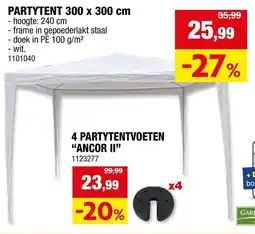 Hubo Partytent aanbieding