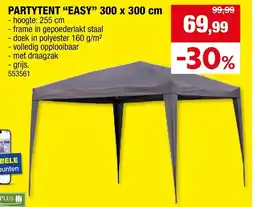 Hubo Partytent "easy" aanbieding