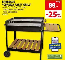 Hubo BARBECUE "CORSICA PARTY GRILL" aanbieding