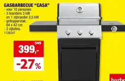 Hubo Gasbarbecue "casa” aanbieding