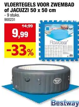 Hubo Vloertegels voor zwembad of jacuzzi aanbieding