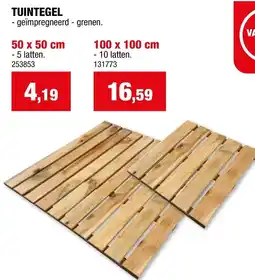 Hubo Tuintegel aanbieding